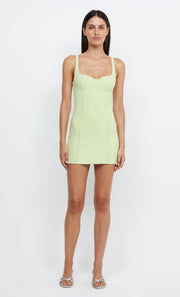 ZOEY MINI DRESS - LIME