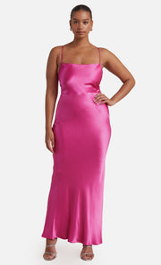 LOREN MAXI DRESS - DEEP PINK