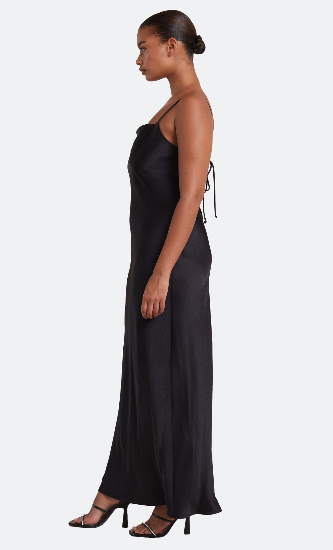 THE DREAMER TIE DRESS - BLACK