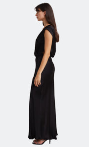 Moon Dancce Maxi V Neck Bridesmaid Formal Dress in Black by Bec + Bridge