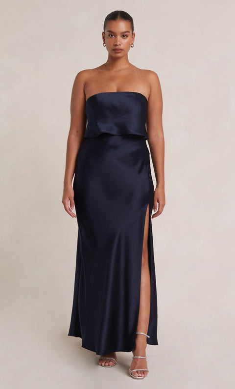 THE DREAMER STRAPLESS TOP  - INK