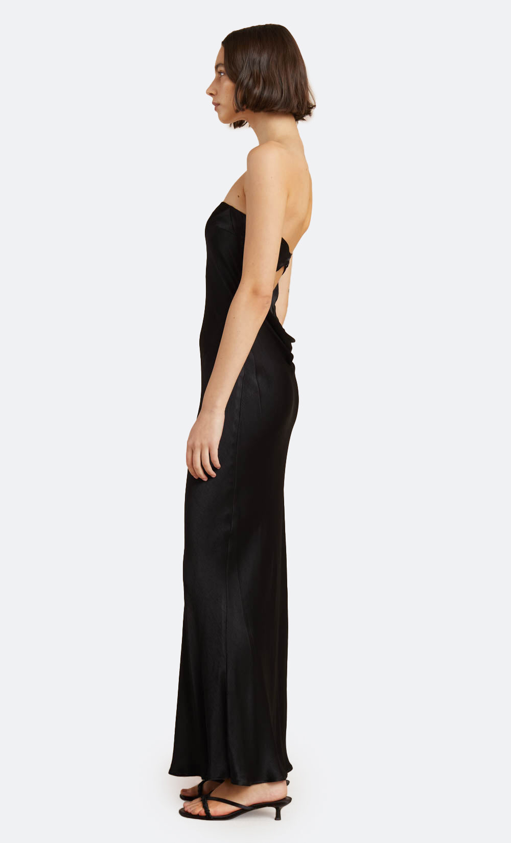Moon Dance Strapless Bridesmaid Dress in Black by Bec + Bridge