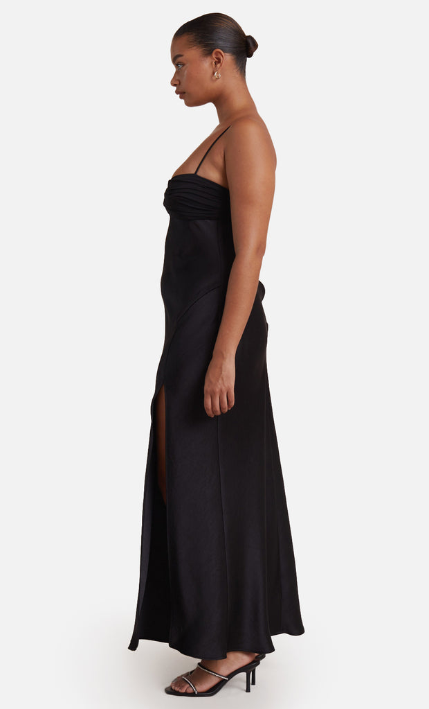 JULIETA MAXI DRESS - BLACK