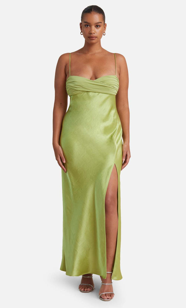 JULIETA MAXI DRESS - LIME