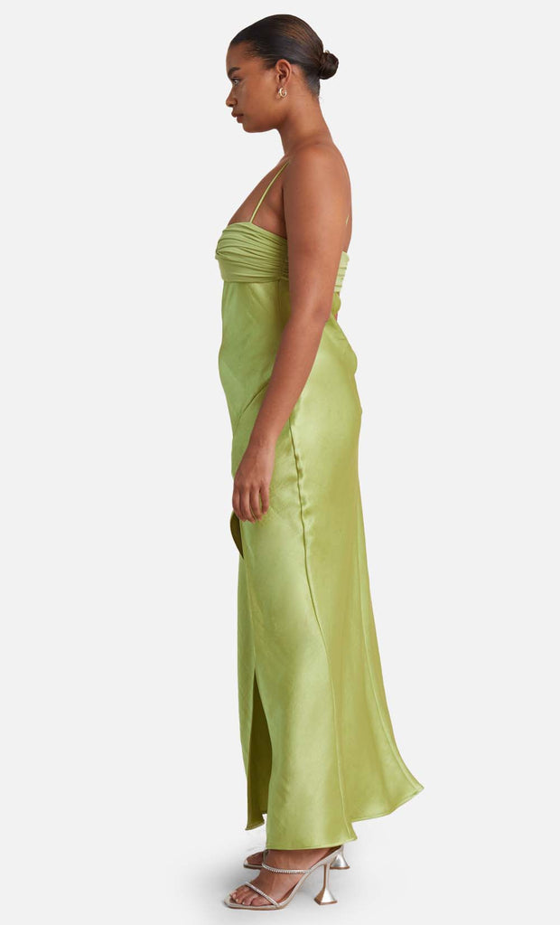 JULIETA MAXI DRESS - LIME