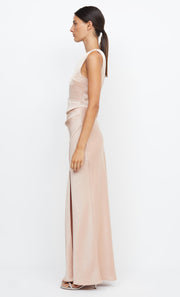 Dreamer Asym One Shoulder Bridesmaid Dress in Blush Pink by Bec + Bridge