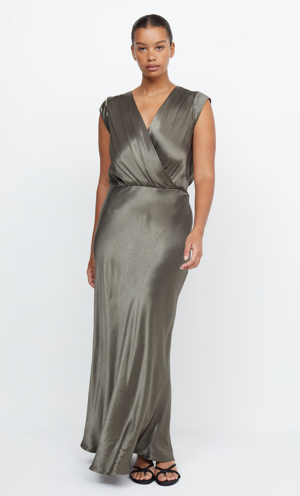 MOON DANCE MAXI DRESS DARK WILLOW BEC BRIDGE US