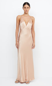 MOON DANCE V MAXI DRESS - ROSE GOLD