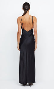 Moon Dance V Neck Formal Bridesmaid Maxi Dress in Black by Bec + Bridge