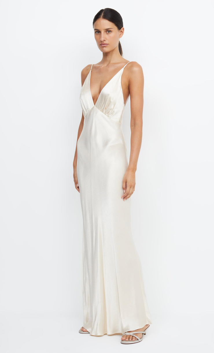 MOON DANCE V MAXI DRESS - SAND – BEC + BRIDGE US