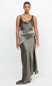 MOON DANCE COWL DRESS - DARK WILLOW