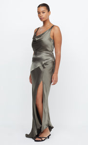 MOON DANCE COWL DRESS - DARK WILLOW