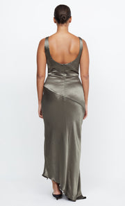 MOON DANCE COWL DRESS - DARK WILLOW