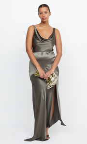 MOON DANCE COWL DRESS - DARK WILLOW