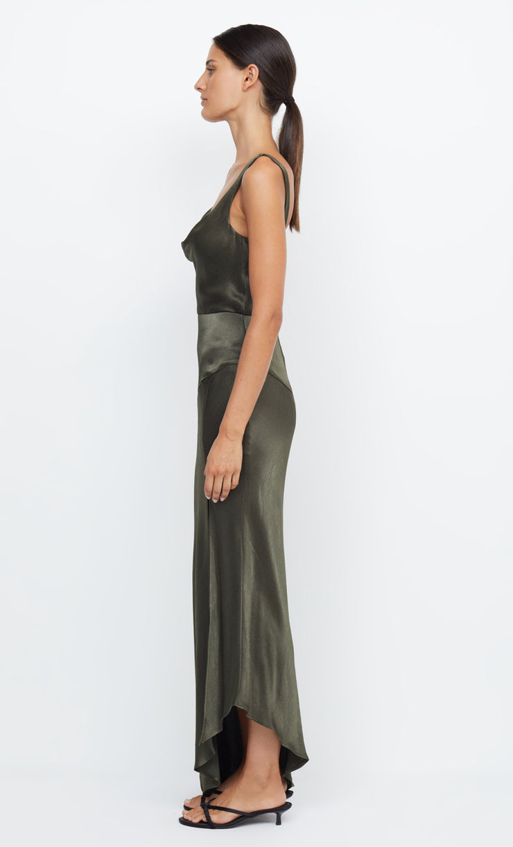 MOON DANCE COWL DRESS - DARK WILLOW