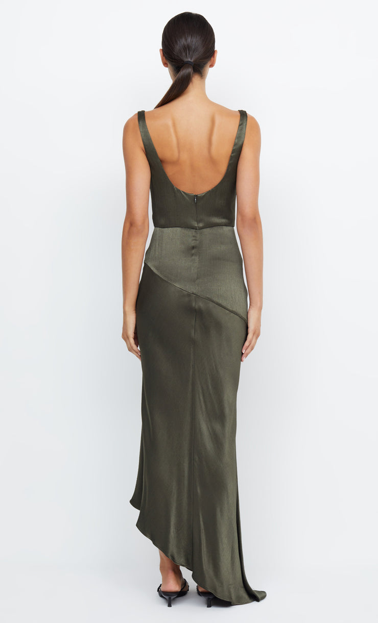 MOON DANCE COWL DRESS - DARK WILLOW