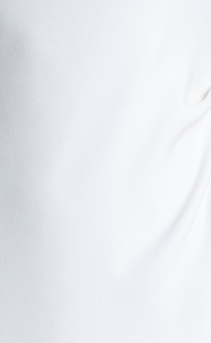 BE MINE STRAPLESS MIDI DRESS - IVORY