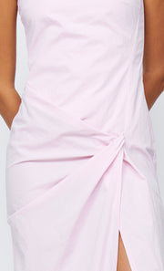 ADRIANNA STRAPLESS MAXI  - QUARTZ PINK