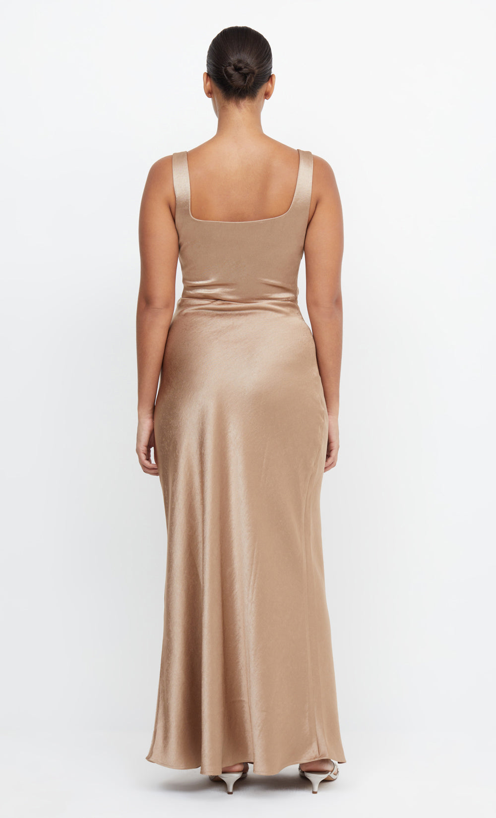 Dreamer Square Neck Dress in Golden