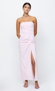 ADRIANNA STRAPLESS MAXI  - QUARTZ PINK
