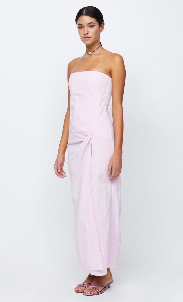 ADRIANNA STRAPLESS MAXI  - QUARTZ PINK