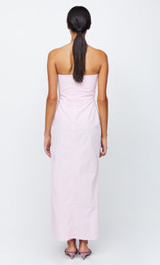 ADRIANNA STRAPLESS MAXI  - QUARTZ PINK