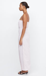 ADRIANNA STRAPLESS MAXI  - QUARTZ PINK