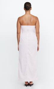 ADRIANNA STRAPLESS MAXI  - QUARTZ PINK