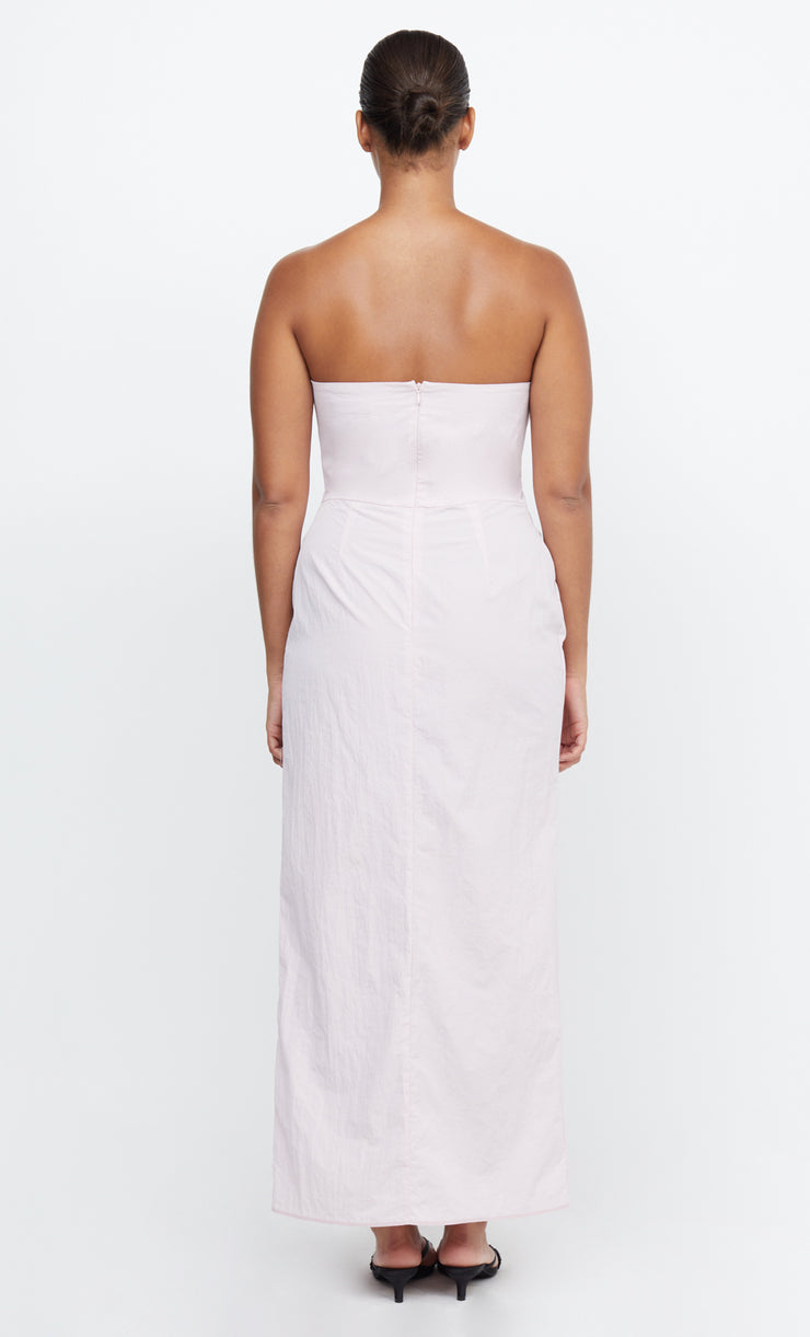 ADRIANNA STRAPLESS MAXI  - QUARTZ PINK