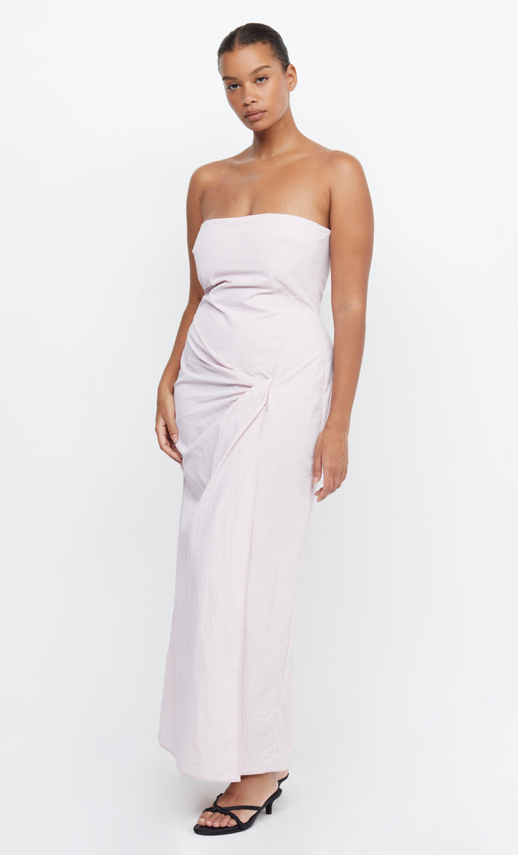 ADRIANNA STRAPLESS MAXI  - QUARTZ PINK
