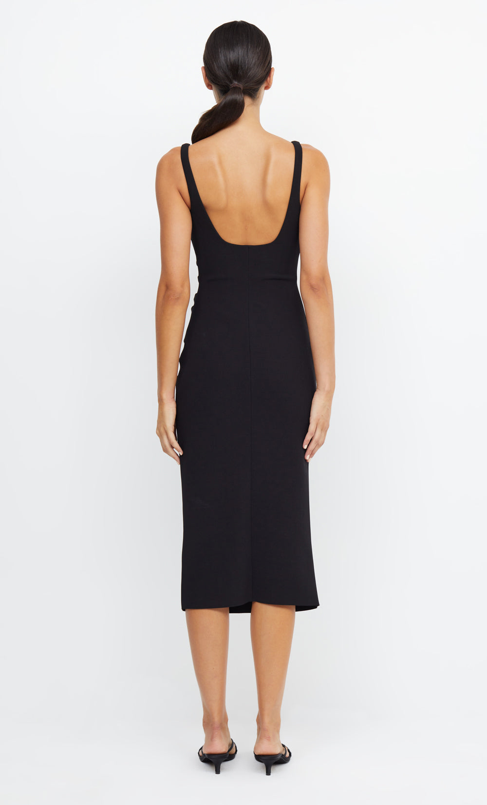 Be Mine Square Neck Dress in Black