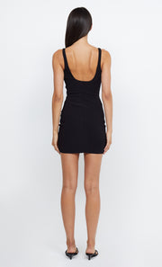 Karina Tuck Mini Dress in Black by Bec + Bridge