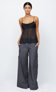LUCILLE CAMI - BLACK