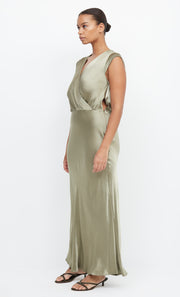 Moon Dance Maxi Dress V Neck in Sage Green by Bec + Bridge