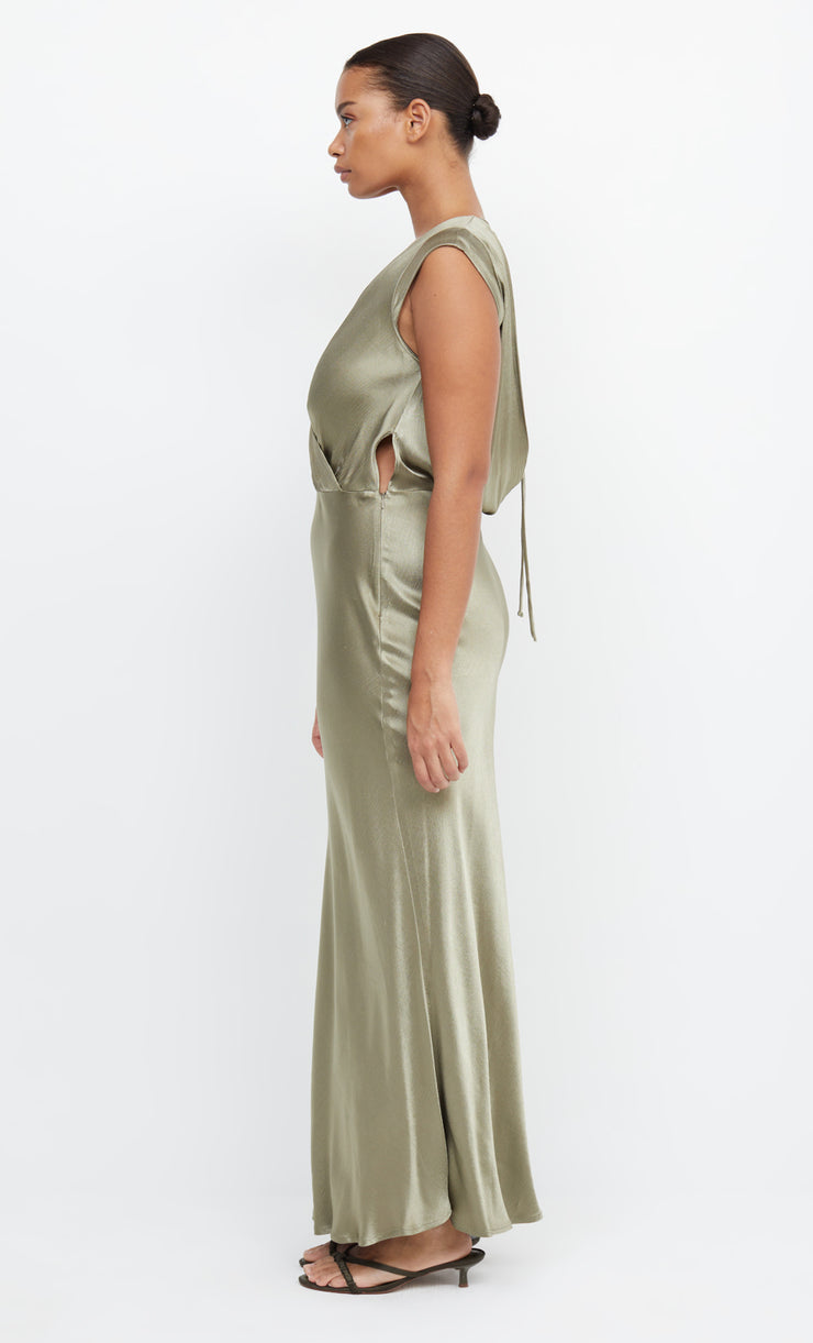 Moon Dance Maxi Dress V Neck in Sage Green by Bec + Bridge