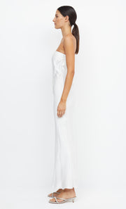 Moon Dance Strapless Bridesmaid Bridal Dress in Ivory White by Bec + Bridge