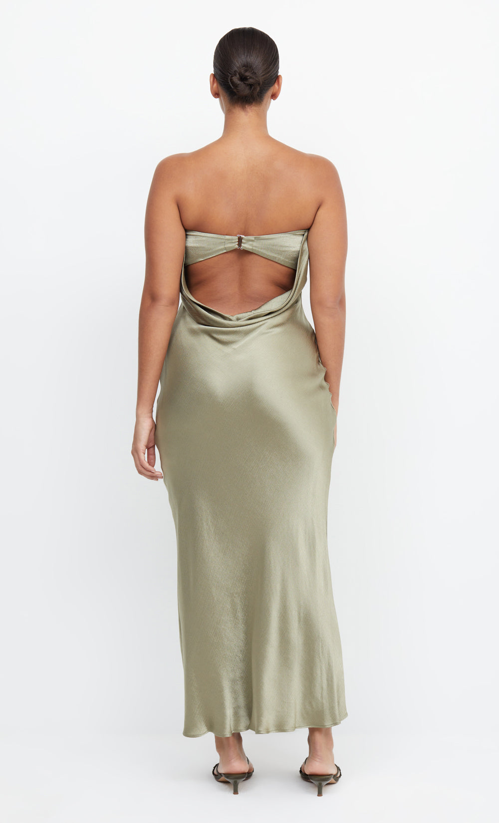 Moon Dance Strapless Bridesmaid Dress in Sage Green by Bec + Bridge