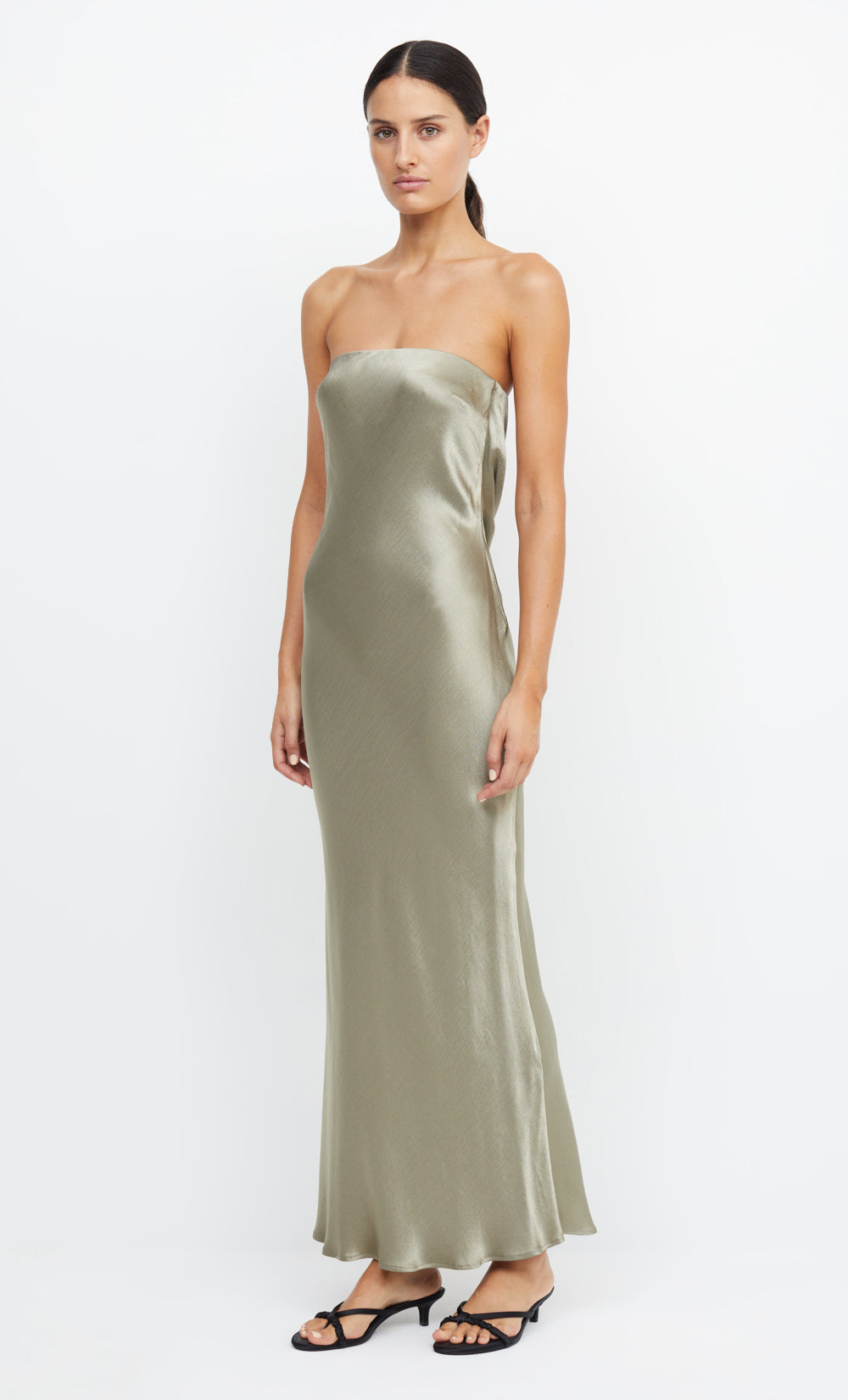 Moon Dance Strapless Dress in Sage - BEC + BRIDGE BEC + BRIDGE US Moon Dance Strapless Dress in Sage - BEC + BRIDGE BEC + BRIDGE US
