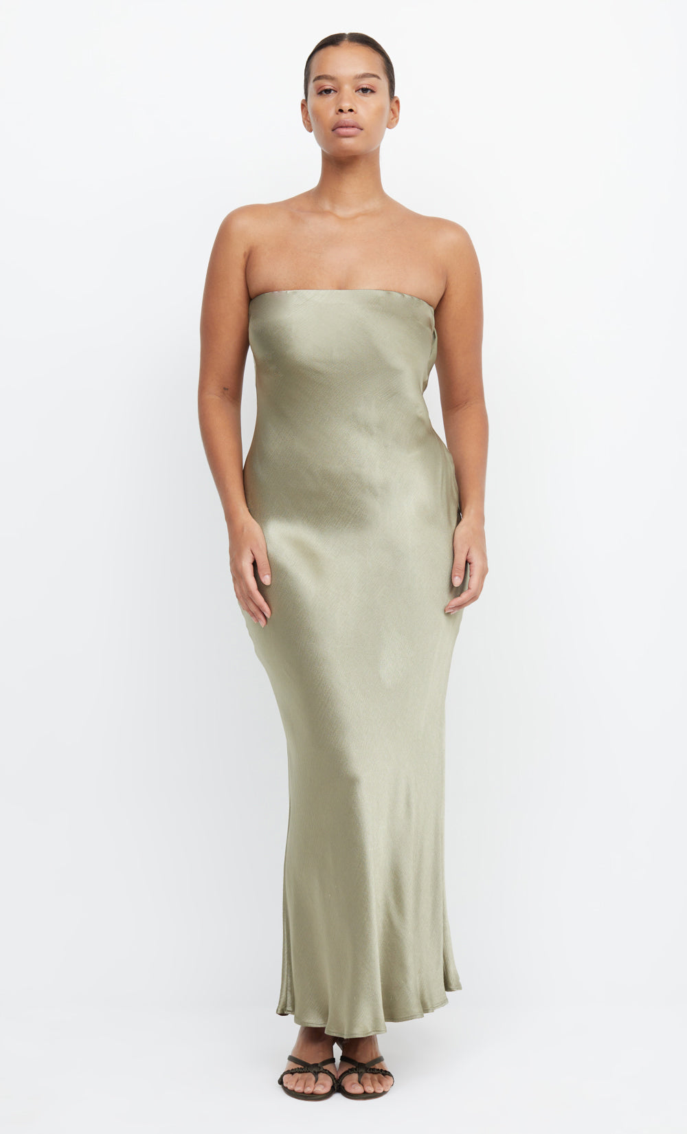 Moon Dance Strapless Dress in Sage - BEC + BRIDGE BEC + BRIDGE US Moon Dance Strapless Dress in Sage - BEC + BRIDGE BEC + BRIDGE US
