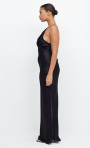 Moon Dance V Neck Formal Bridesmaid Maxi Dress in Black by Bec + Bridge