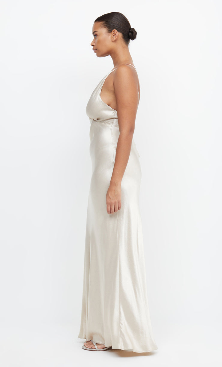 Moon Dance V Maxi Dress in Sand Off White Bridal Bridesmaid Dress by Bec + Bridge