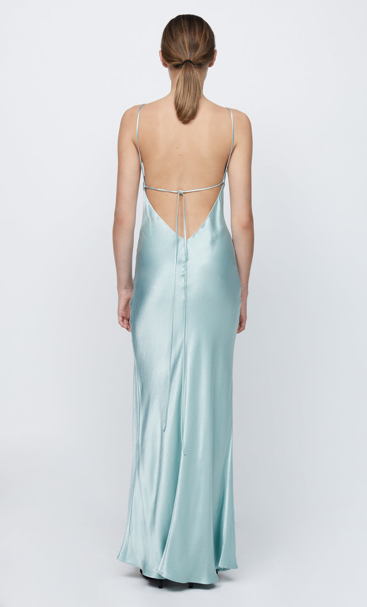 REN SPLIT MAXI DRESS SEAFOAM GREEN BEC BRIDGE US