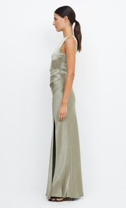 Dreamer Asym Bridesmaid Dress in Sage Green by Bec + Bridge