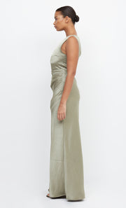 Dreamer Asym Bridesmaid Dress in Sage Green by Bec + Bridge