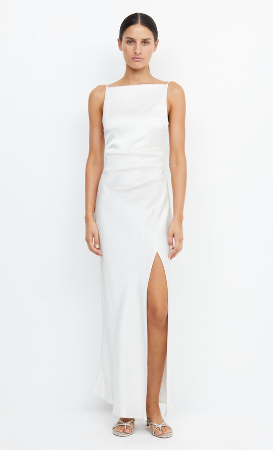 THE DREAMER MAXI DRESS IVORY BEC BRIDGE US