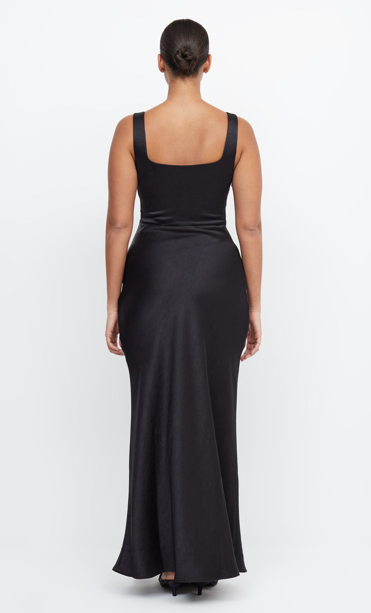 THE DREAMER SQUARE NECK DRESS - BLACK