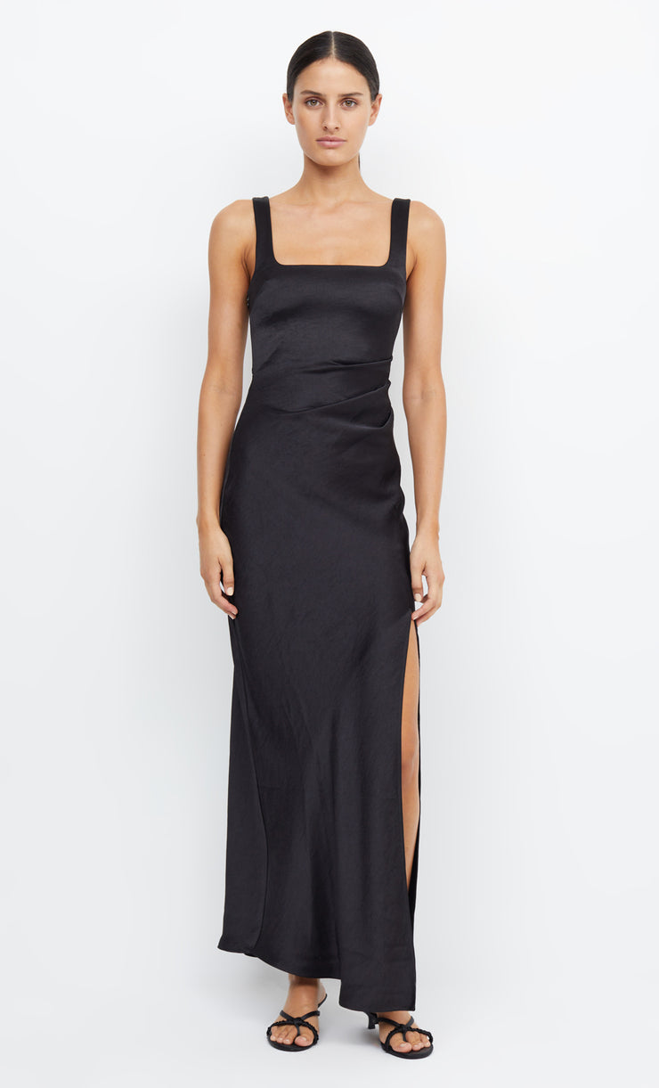 Dreamer Square Neck Formal Bridesmaid Dress in Black by Bec + Bridge