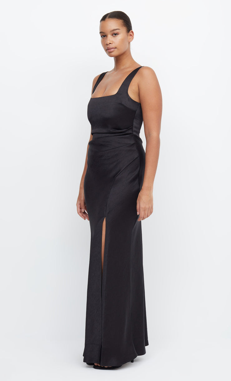 THE DREAMER SQUARE NECK DRESS - BLACK