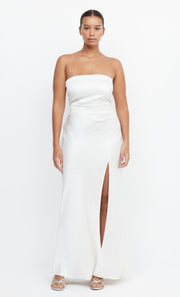 THE DREAMER STRAPLESS DRESS - IVORY