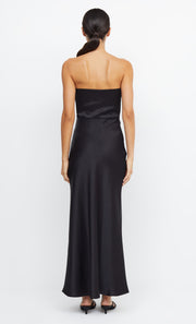 Dreamer Strapless Maxi Bridesmaid Formal Dress in Black by Bec + Bridge